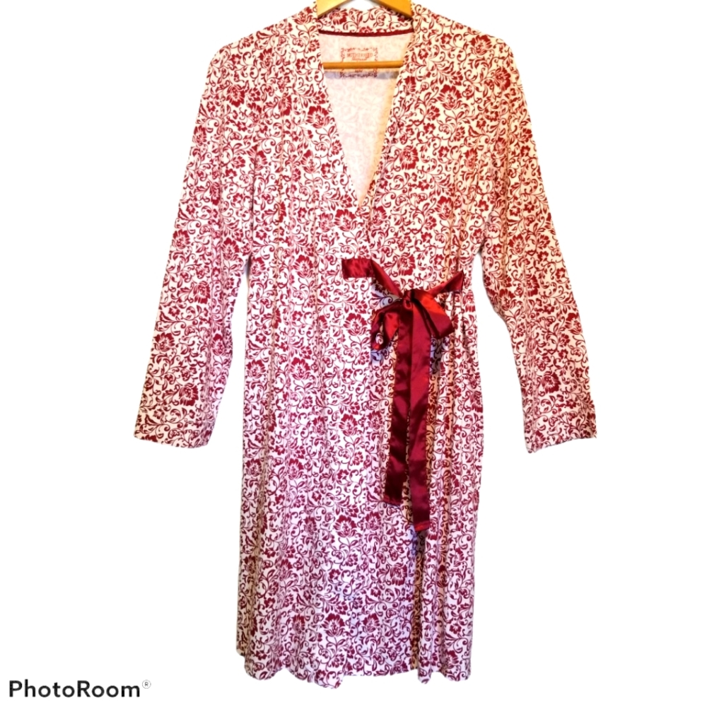 Motherhood Maternity 100% Cotton Floral Print Robe